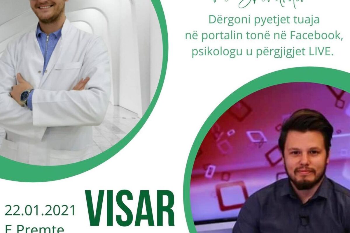 Sonte në “Takim virtual me Shëndritin” psikologu klinik, Visar Sadiku