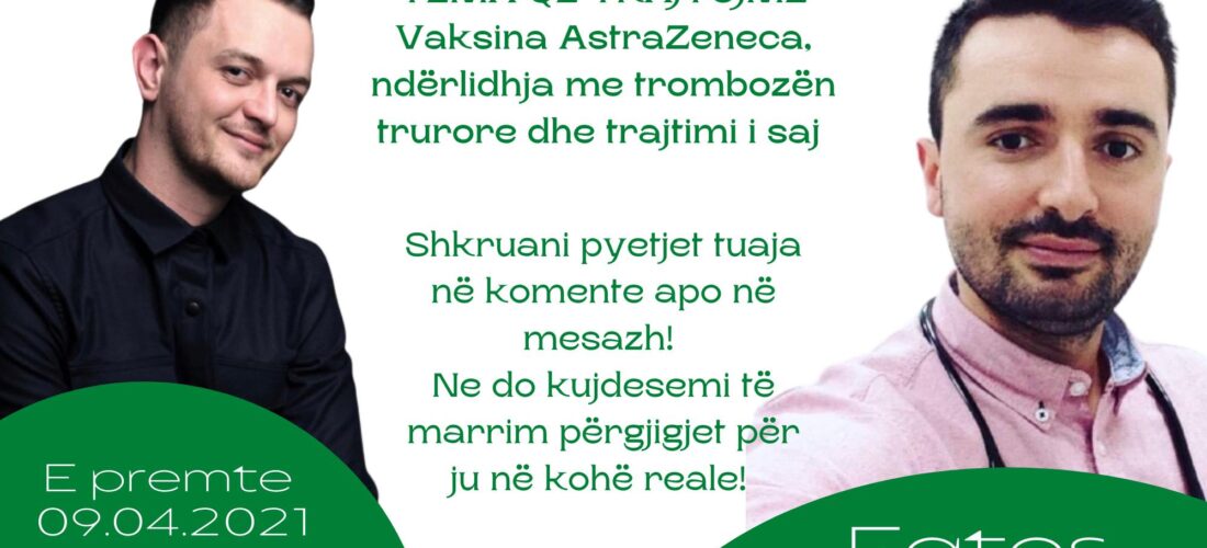 Sonte në “Takim virtual me Shëndritin” mjeku specializant neurolog, Fatos Morina