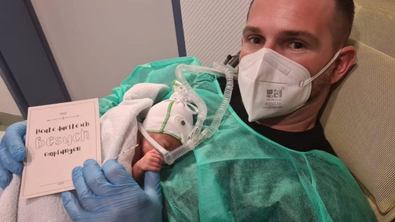Gruaja i vdiq nga COVID-19, ia la foshnjën e porsalindur – kolegët në kompaninë gjermane befasojnë me ndihmën për burrin nga Kosova