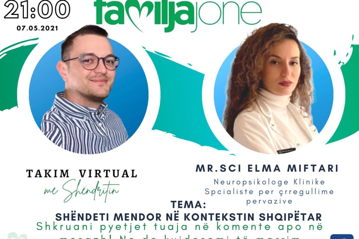 Sonte në “Takim virtual me Shëndritin” neuropsikologia klinike, Elma Miftari