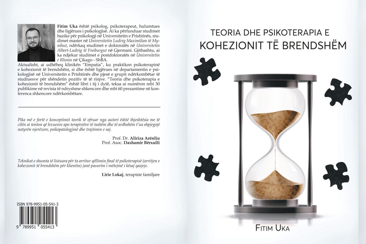 Promovohet libri “Teoria dhe Psikoterapia e Kohezionit të Brendshëm” i Dr. Fitim Uka