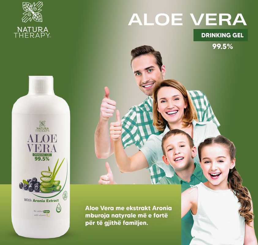 Xheli Aloe Vera nga Natura Therapy – produkti që përmirëson imunitetin dhe funksionin e sistemit gastrointestinal