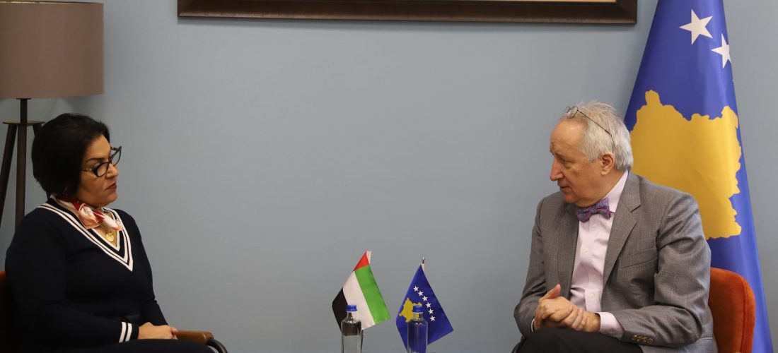 Ministri Latifi takoi Ambasadoren e Emirateve të Bashkuara për bashkëpunim mes dy shteteve