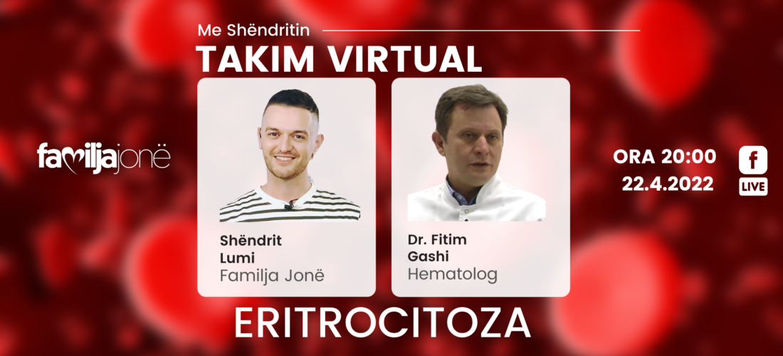 Sonte në “Takim virtual me Shëndritin”, i ftuar hematologu, dr. Fitim Gashi