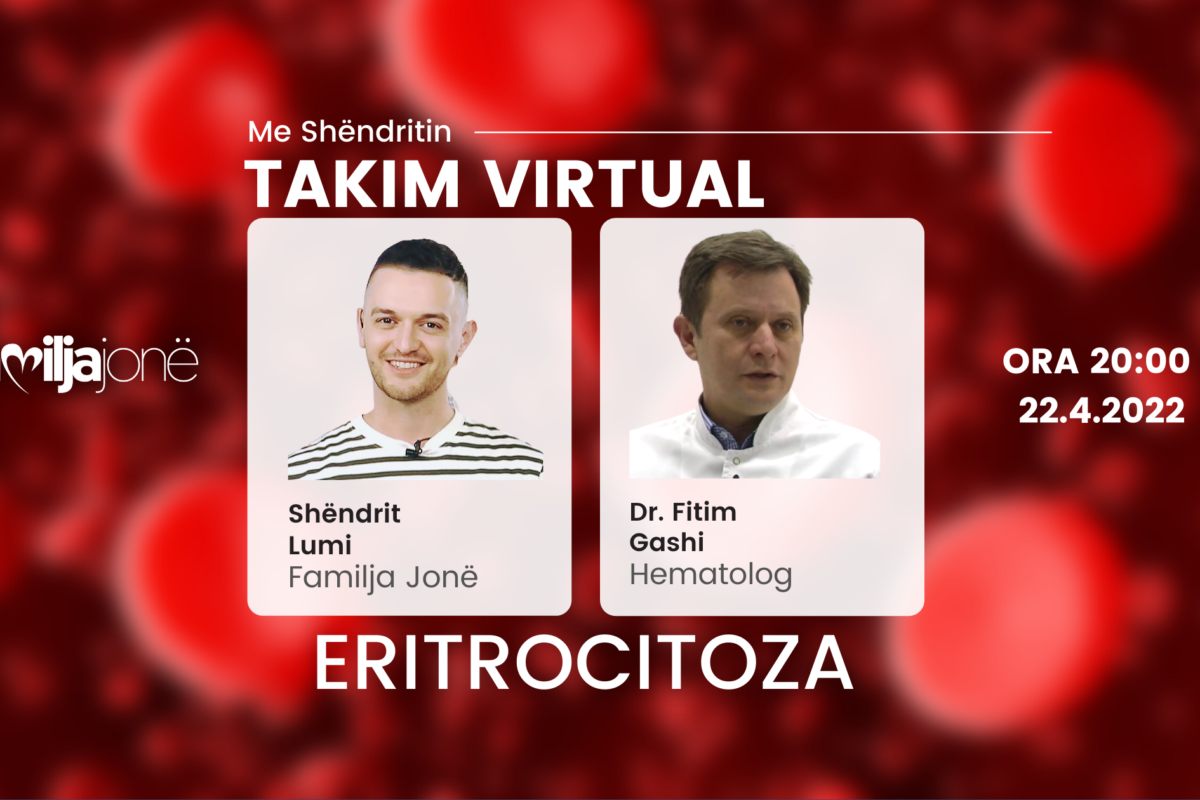 Sonte në “Takim virtual me Shëndritin”, i ftuar hematologu, dr. Fitim Gashi