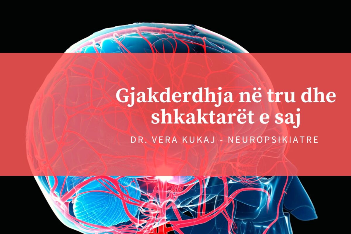 Për gjakderdhjen në tru dhe shkaktarët e këtij problemi – flet neuropsikiatria, Vera Kukaj