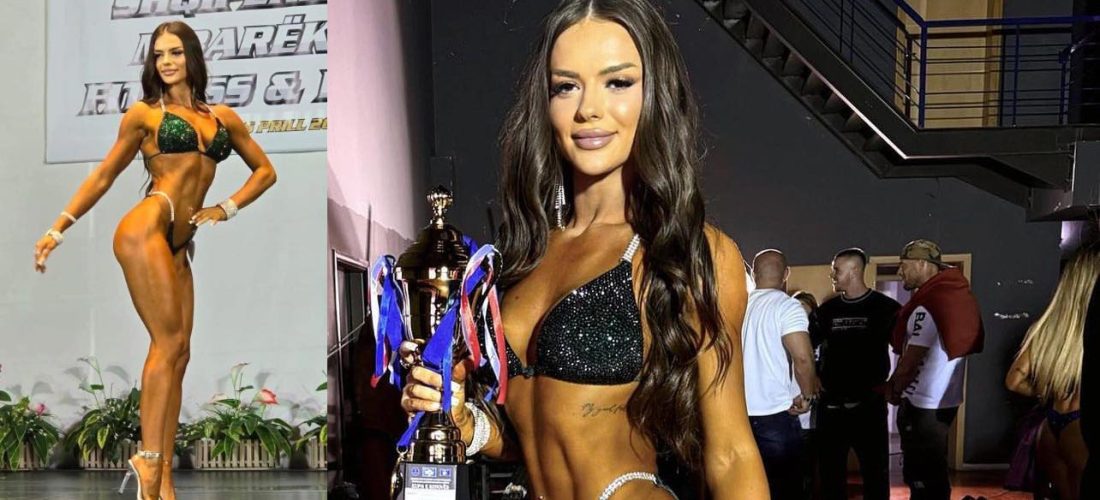 Trajnerja Erona Bajrami, zë vendin e parë në garat mbarëkombëtare për Fitness&BodyBuilding