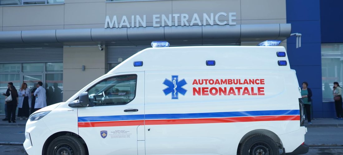 Sigurohet autoambulanca neonatale për foshnjet e posalindura