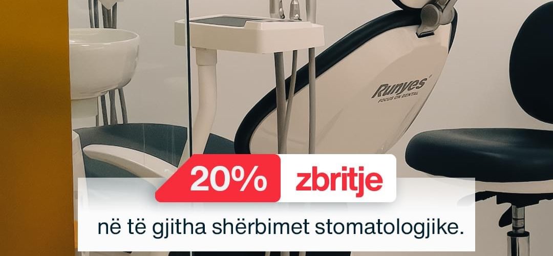 20% zbritje në të gjitha shërbimet stomatologjike – DaVinci