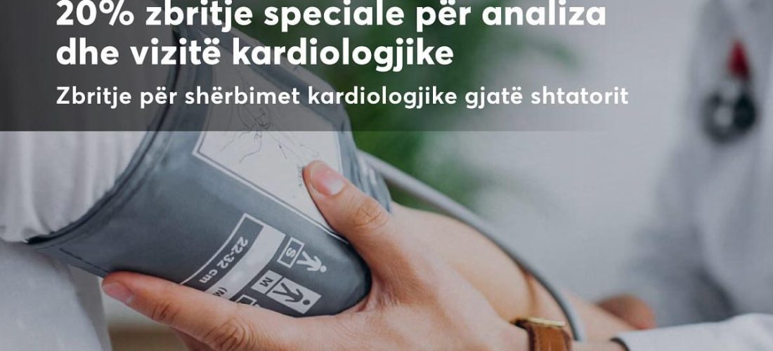 Pinea Medical Center : 20% zbritje në vizitat kardiologjike dhe analizat e caktuara nga kardiologu gjatë gjithë muajit shtator