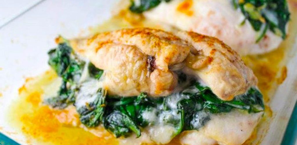 Fileto Pule me Spinaq dhe Djathë – Recetë e Lehtë dhe e Shpejtë