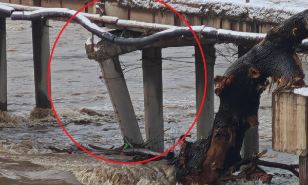 Policia njofton për gjendjen në veri pas vërshimeve: Një urë është mbyll, janë evakuuar 4 familje