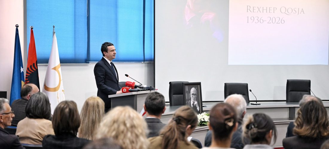 Kryeministri Kurti: Rexhep Qosja ishte modeli i intelektualit publik