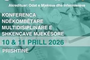 Konferenca ndërkombëtare e shkencave mjekësore mbahet më 10-11 prill në Prishtinë