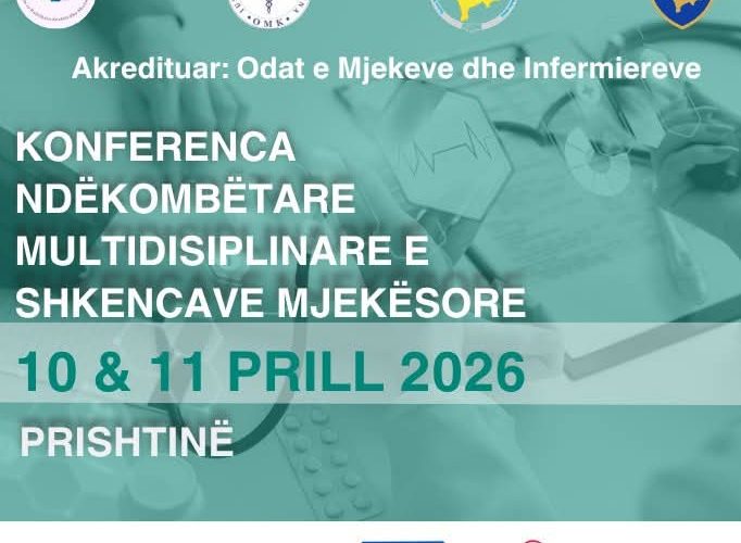 Konferenca ndërkombëtare e shkencave mjekësore mbahet më 10-11 prill në Prishtinë