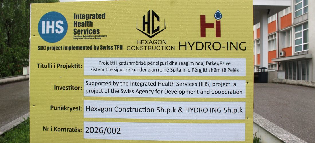 Fillon projekti për siguri dhe reagim ndaj fatkeqësive në Spitalin e Përgjithshëm të Pejës