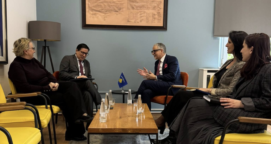 Ministri i Shëndetësisë, Arben Vitia, priti në takim shefin e zyrës së UNDP-së në Kosovë