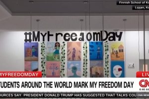Edhe këtë vit Shkolla Finlandeze përfshihet në platformën ndërkombëtare #MyFreedomDay