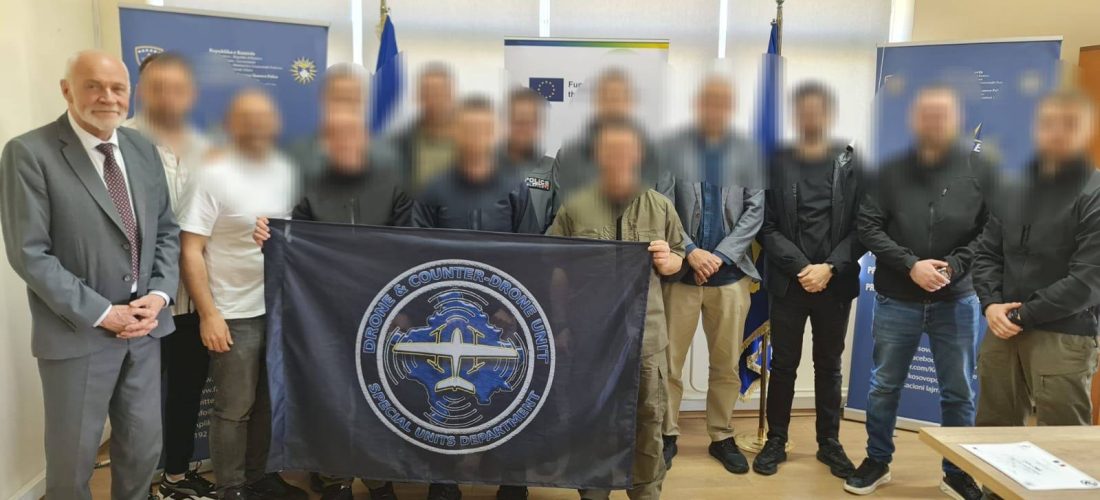 Zyrtarët policorë nga Njësiti për Dronë dhe Antidronë përfunduan me sukses trajnimin për ngritje të kapaciteteve