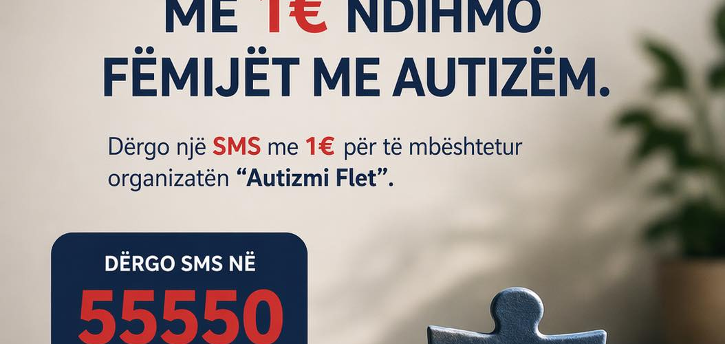 Me një SMS prej vetëm 1 euro, qytetarët mund t’i ndihmojnë fëmijët me autizëm
