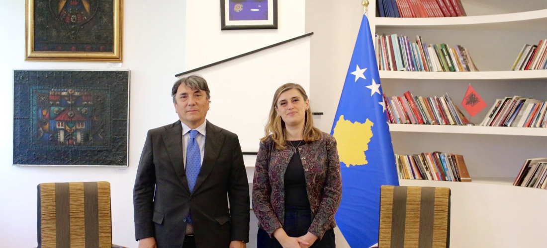 Ministrja, Bogujevci, priti në takim Ambasadorin e Italisë në Kosovë