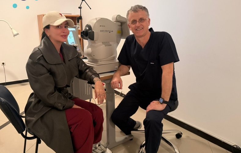 Dafina Zeqiri vizitoi Klinikën Gjermane të Syrit në Prishtinë për një kontroll profesional të syve