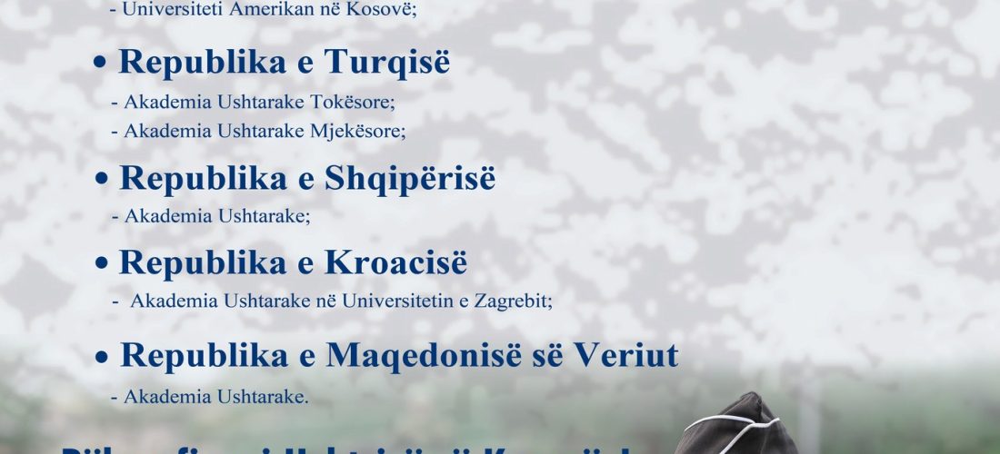Nga 1-15 qershor hapet konkursi për rekrutimin e kadetëve të rinj për FSK-në