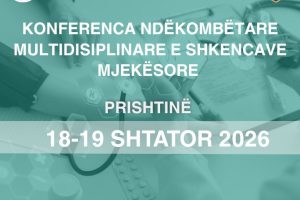 Me 18-19 shtator mbahet Konferenca Ndërkombëtare e Shkencave Mjekësore
