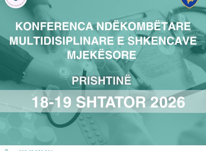 Me 18-19 shtator mbahet Konferenca Ndërkombëtare e Shkencave Mjekësore