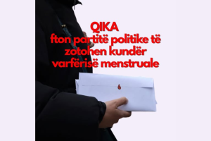 QIKA fton partitë politike të zotohen kundër varfërisë menstruale