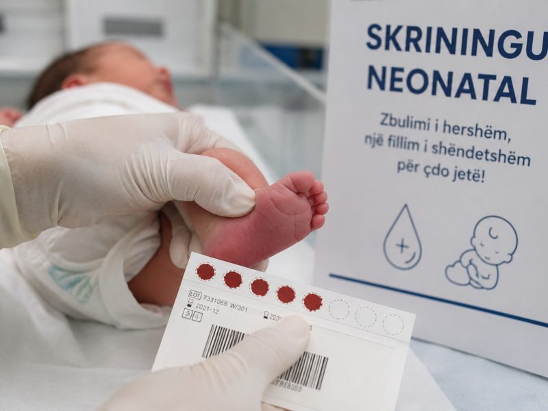 Çdo foshnjë e lindur në Spitalin e Pejës nga tani do të kontrollohet për 5 sëmundje të rënda që në ditët e para të jetës