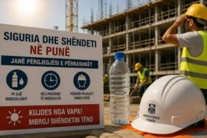 Temperaturat e larta, Inspektorati i Punës bën thirrje për kujdes të shtuar: Të respektohen masat e sigurisë
