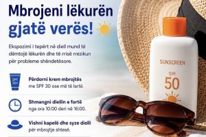 Mbrojeni lëkurën tuaj gjatë ditëve të nxehta të verës! – Këshilla nga Spitali i Pejës
