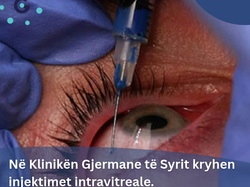 Në Klinikën Gjermane të Syrit kryhen injektimet intravitreale