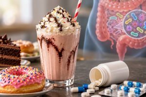 Antibiotikët dhe sheqeri janë kombinim i keq për zorrët: Shmangia e ëmbëlsirave mbron mikrobiomën